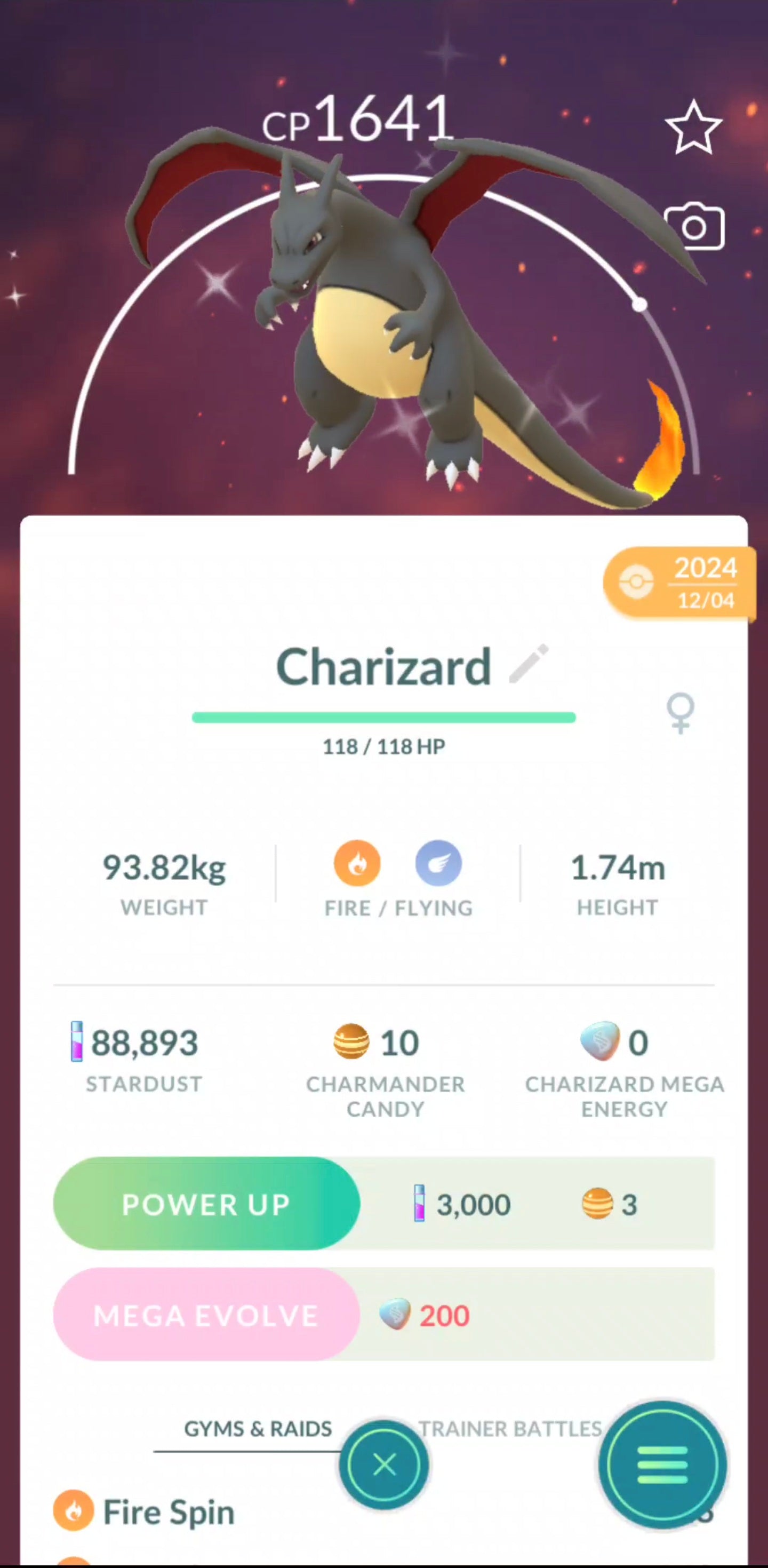 Shiny Charizard Account