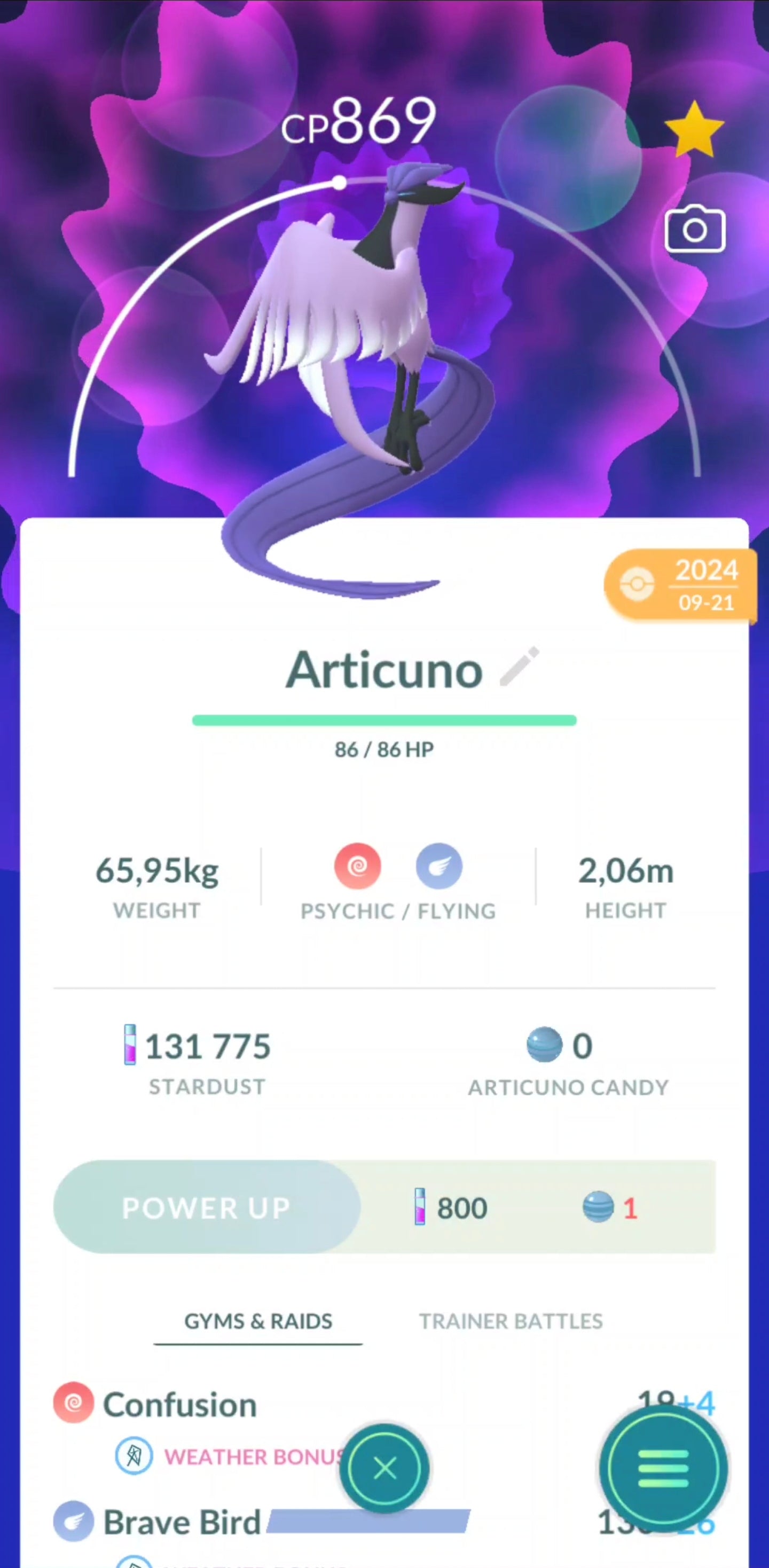 Galarian Articuno Acc