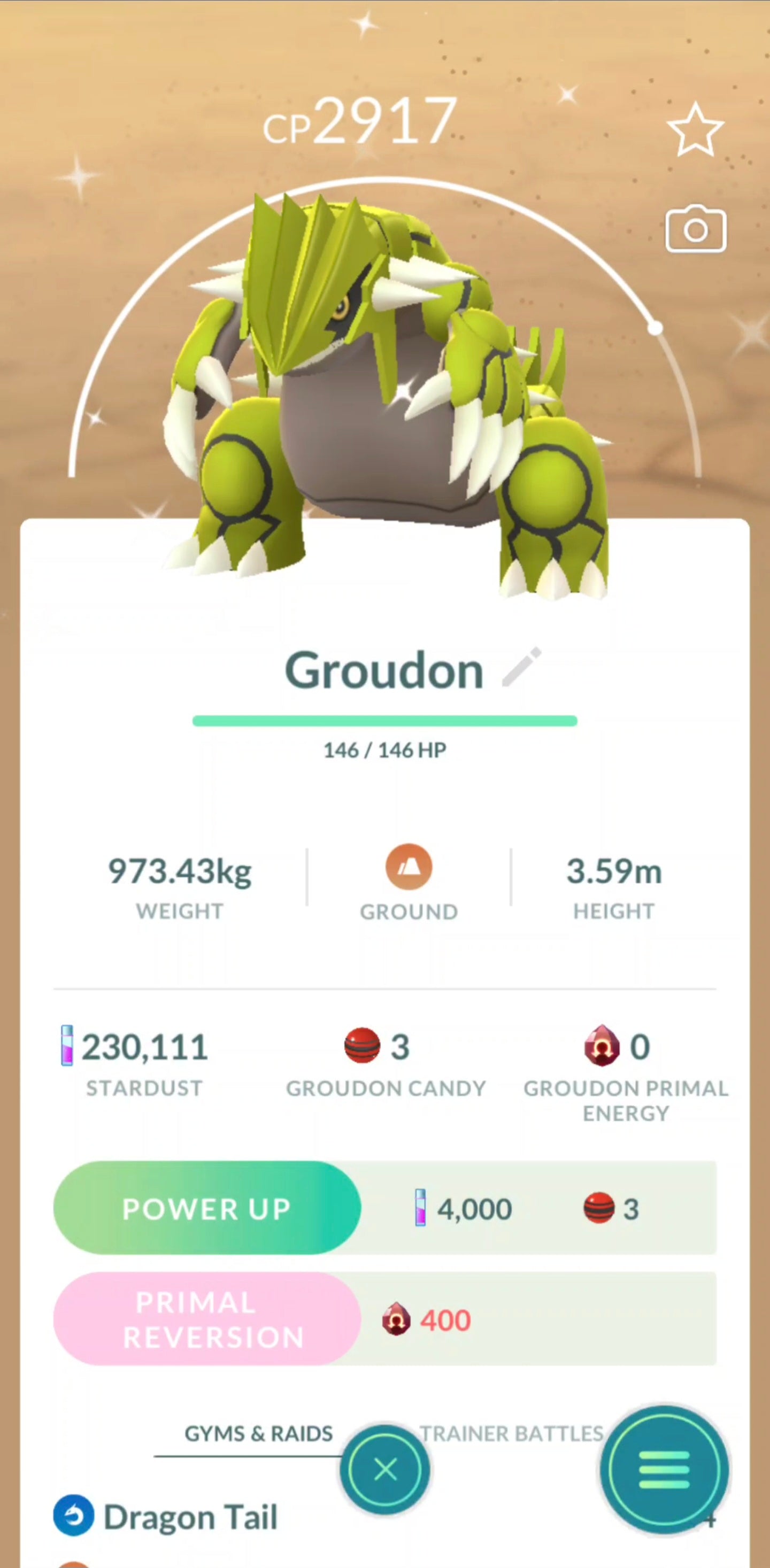 Shiny Groudon Account