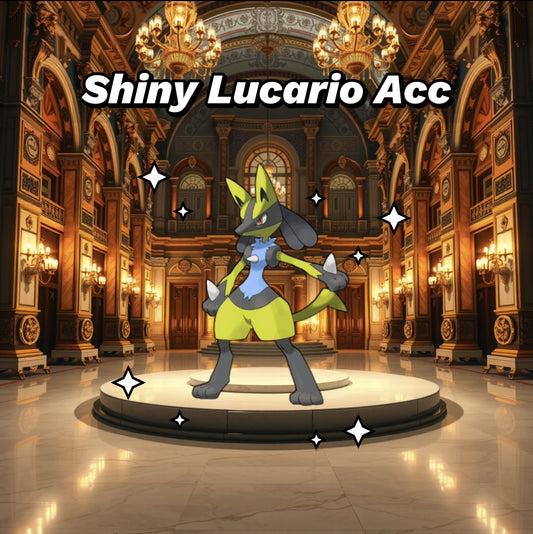 Shiny Lucario Account