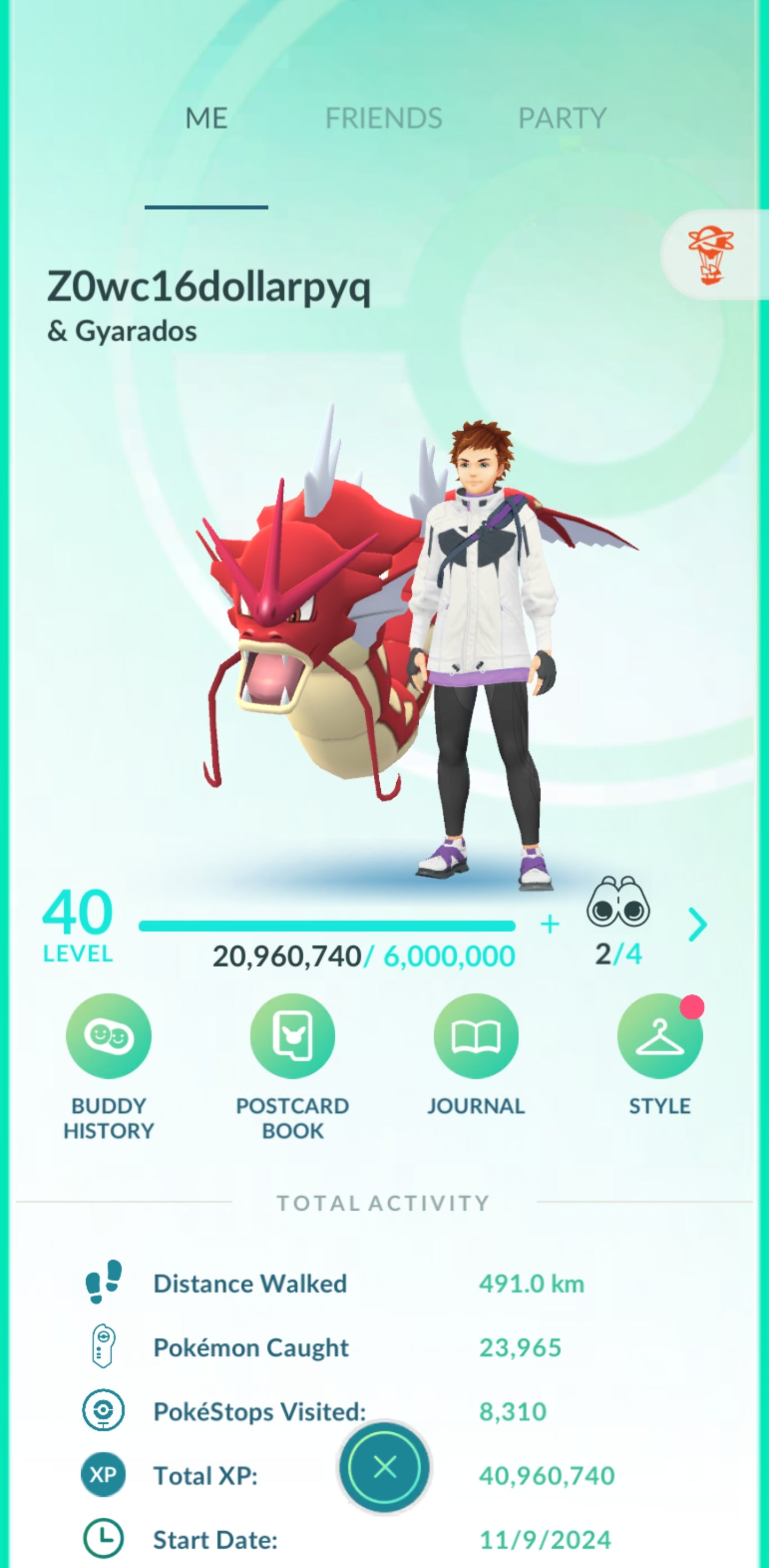 Level 40 🌟 Account