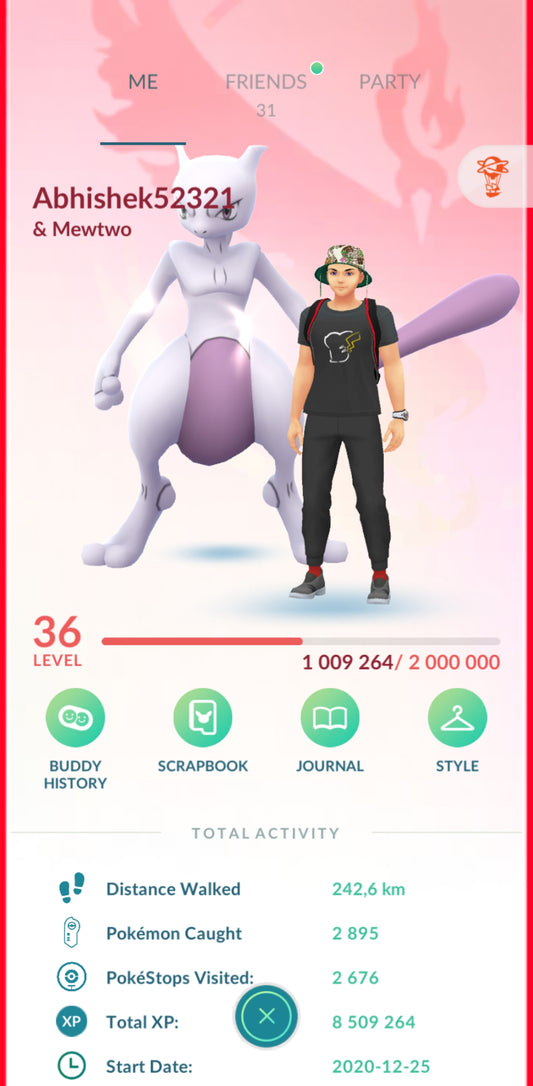 Level 36 🌟 Account