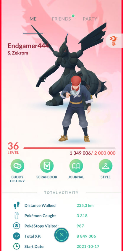 Level 36 🌟 Account