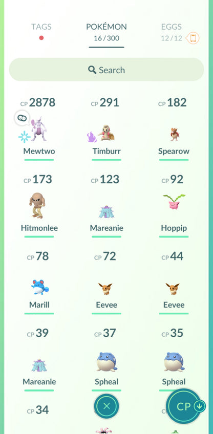 Level 24 🌟 Starter acc - mewtwo - 3 mil stardust