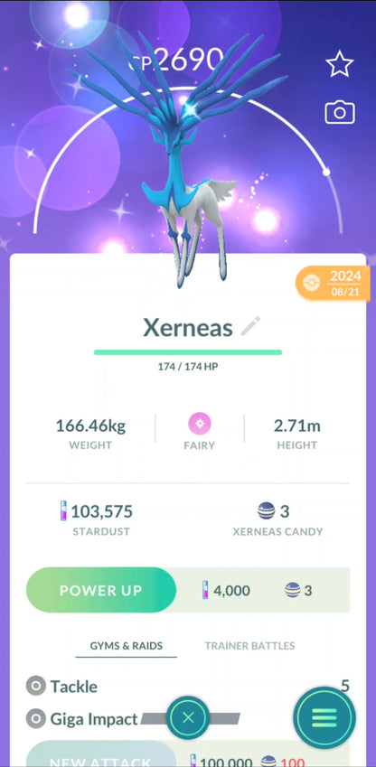 Shiny Xerneas Account