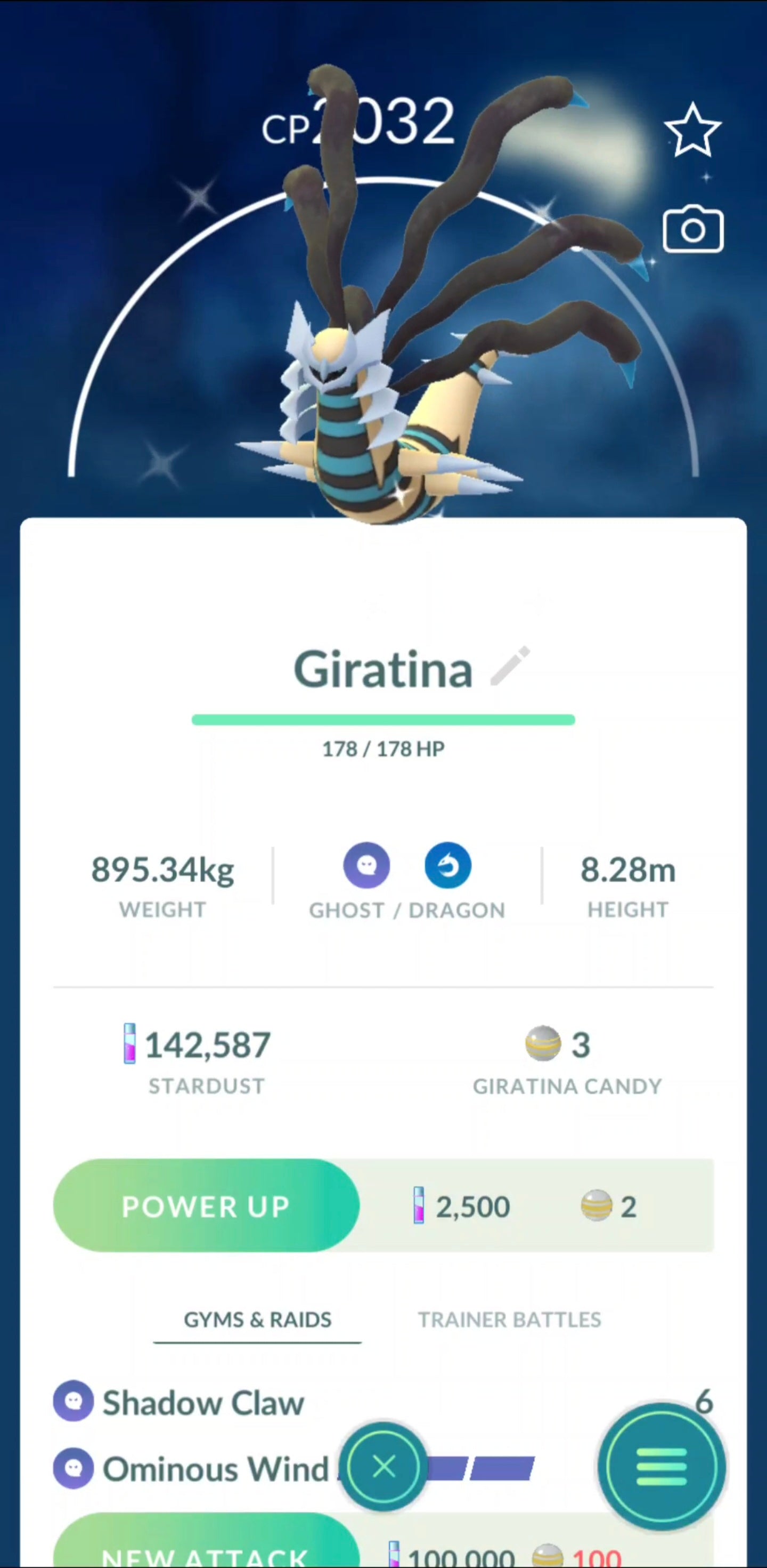 Shiny Giratina Account