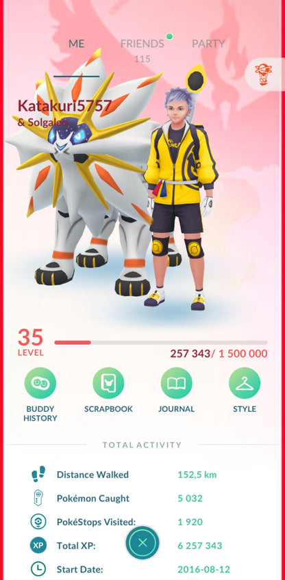 Level 35🌟 Account