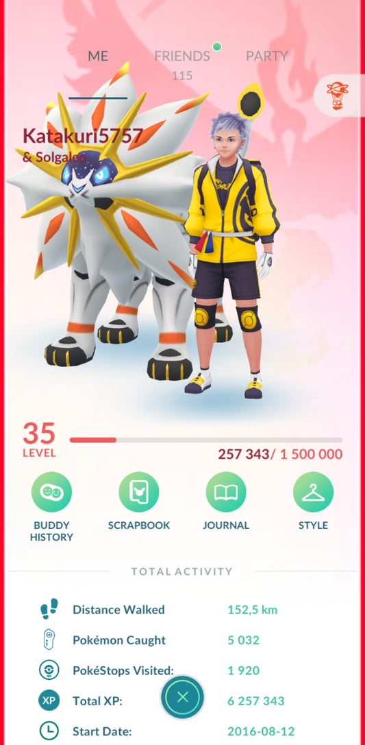 Level 35🌟 Account
