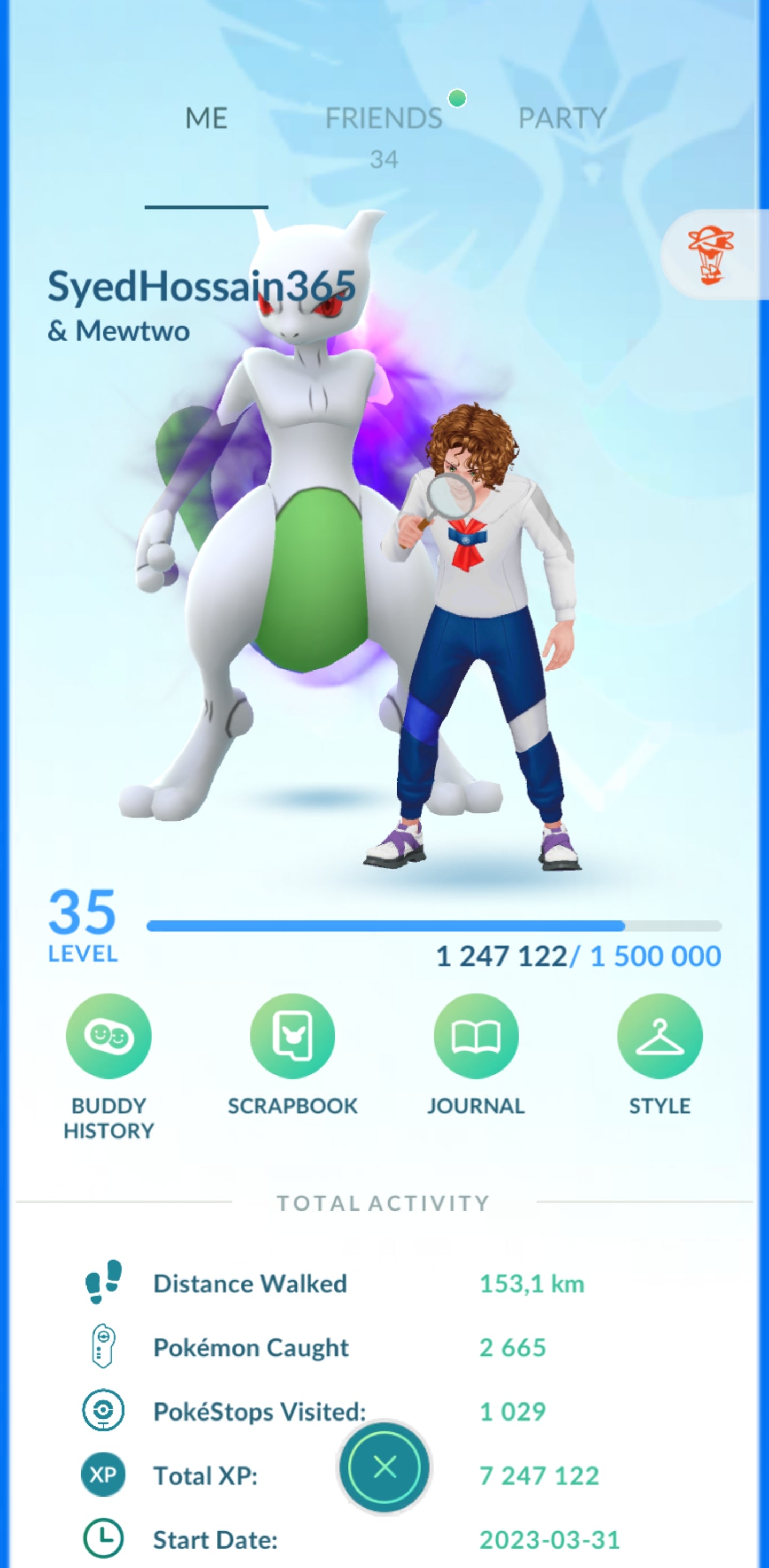 Level 35 🌟 Account