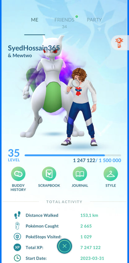 Level 35 🌟 Account