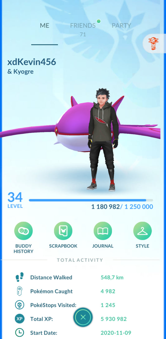 Level 34🌟 Account