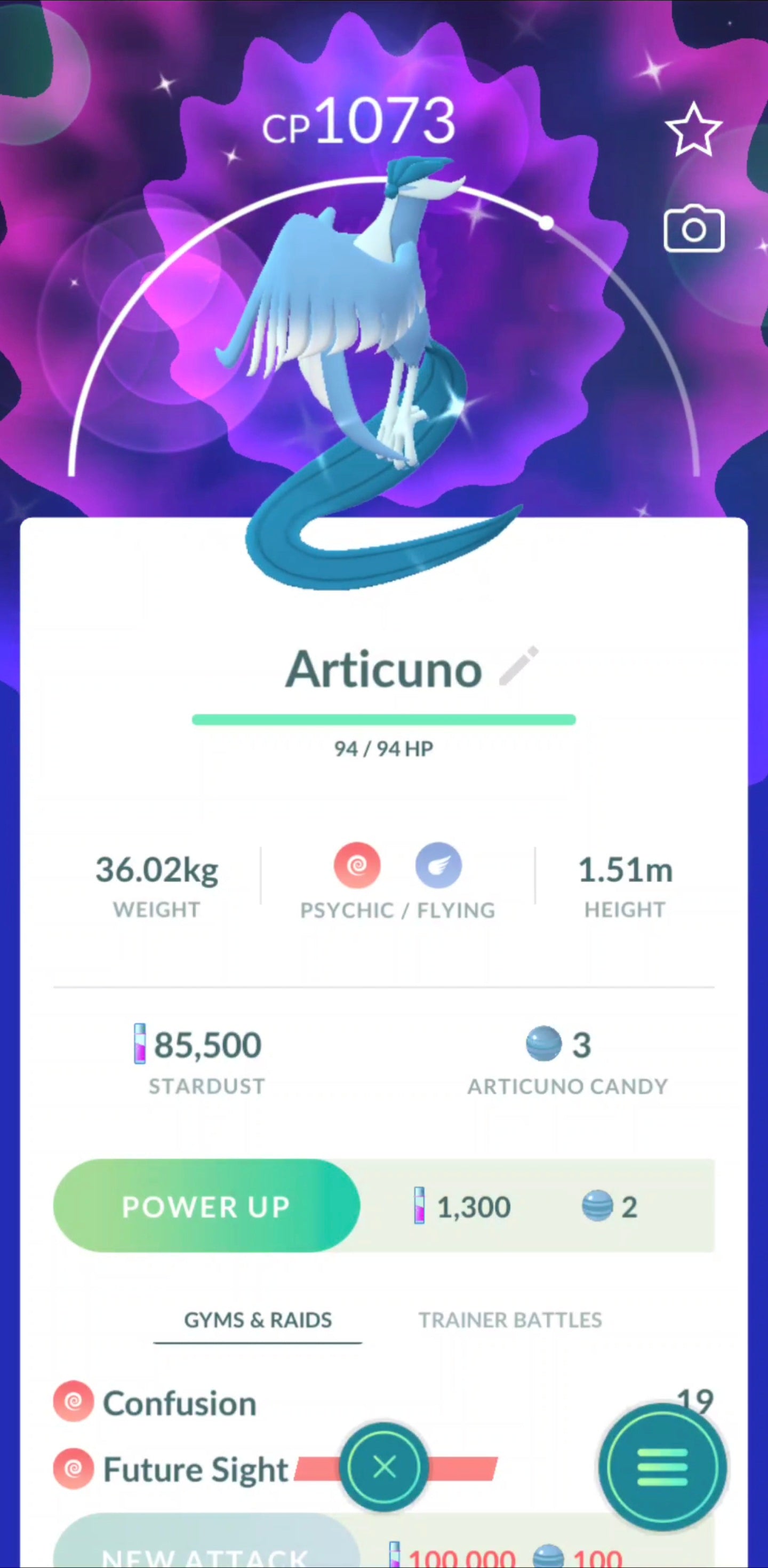 Shiny Galarian Articuno Account