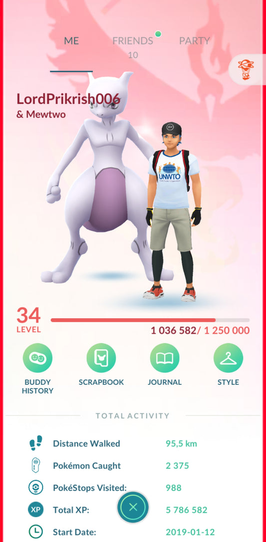 Level 34🌟 Account