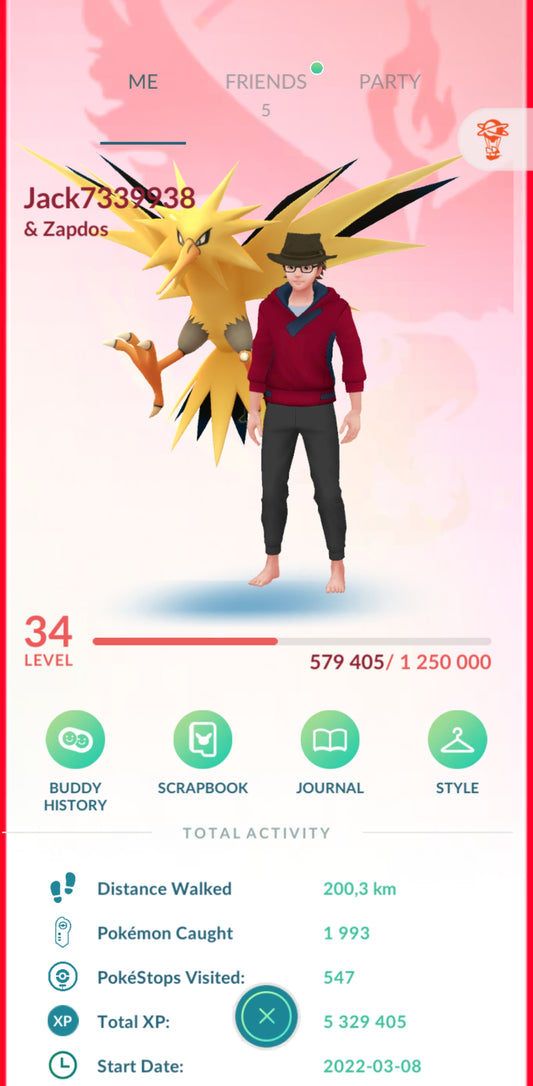 Level 34🌟 Account