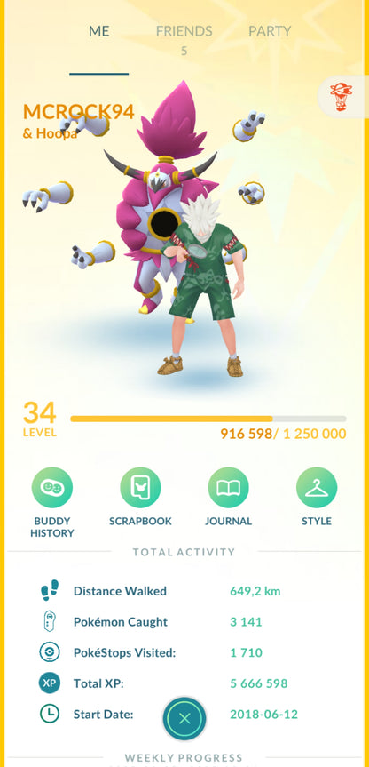 Level 34🌟 Account
