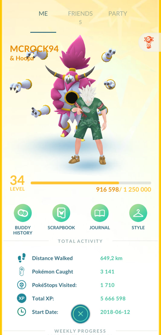 Level 34🌟 Account