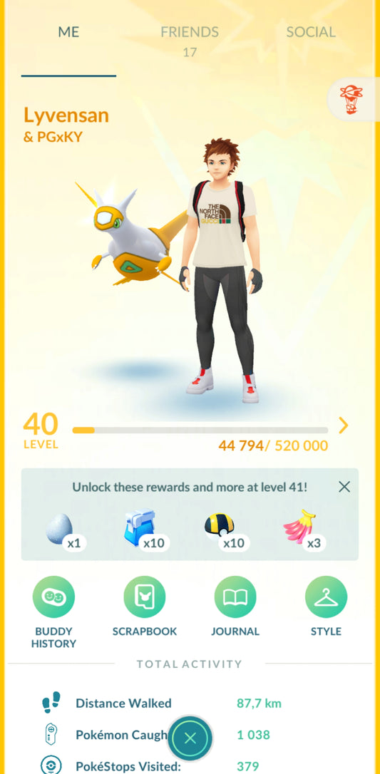 Level 40🌟 Account