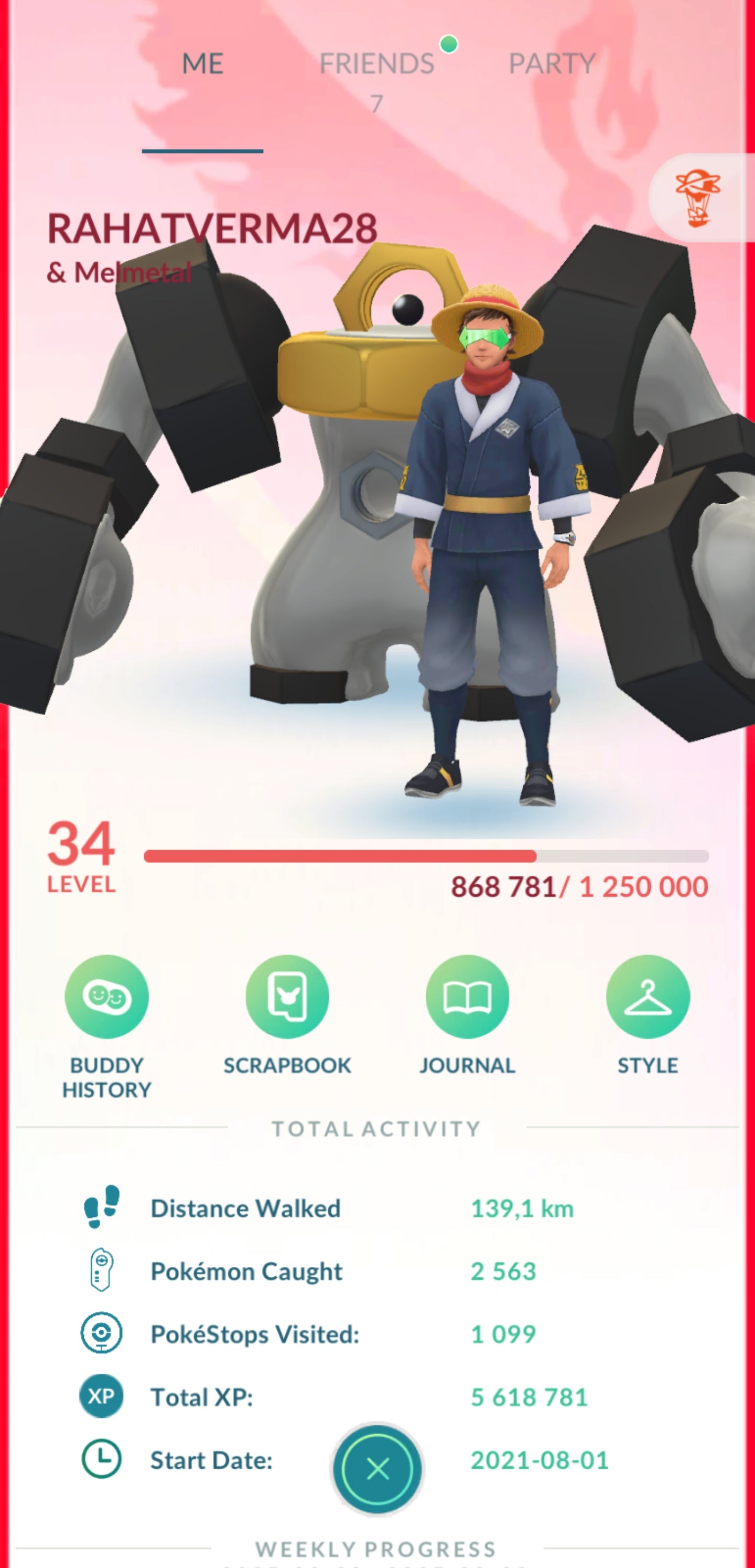 Level 34🌟 Account