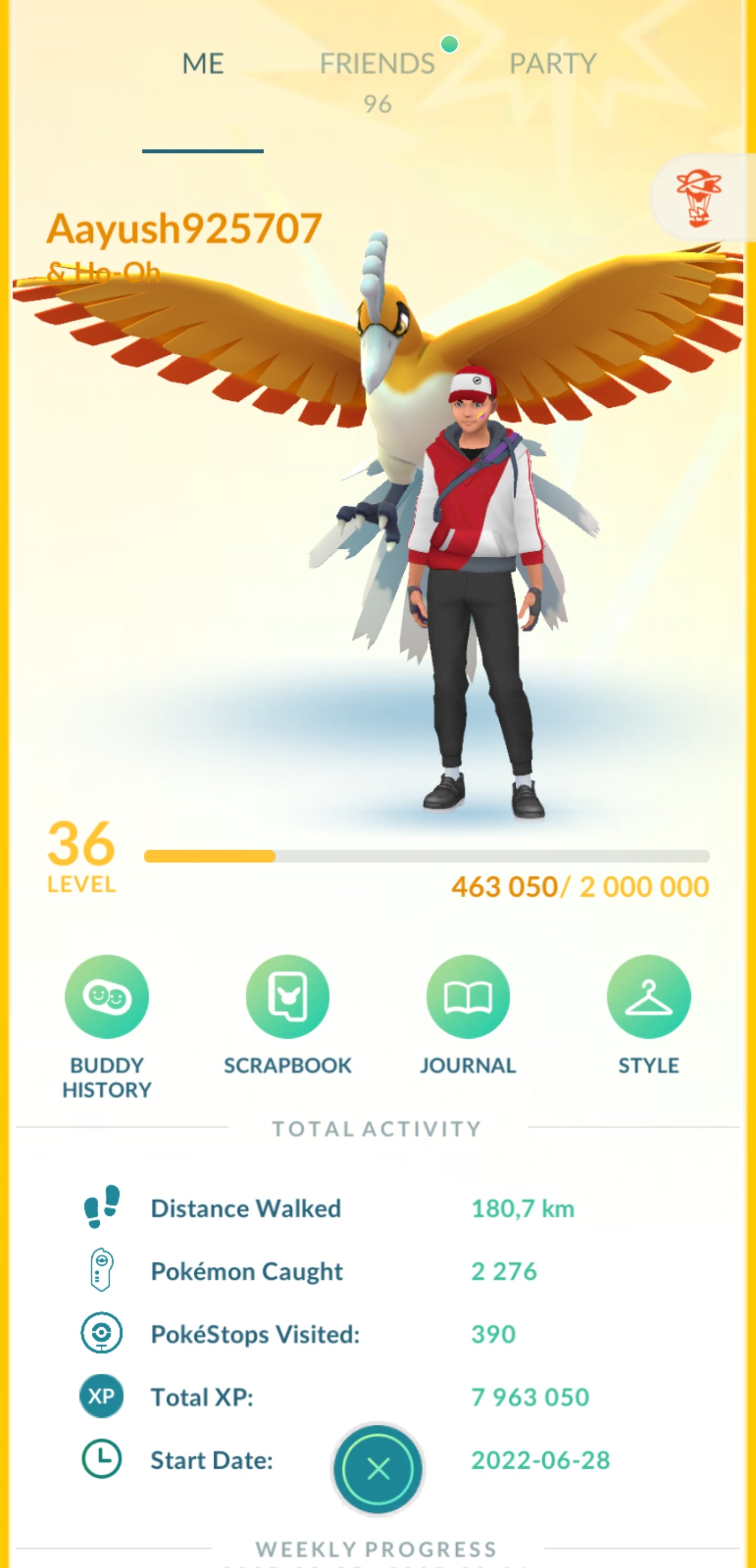Level 36🌟 Account