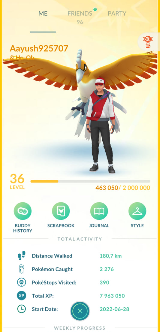Level 36🌟 Account