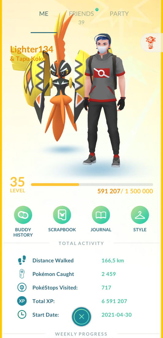 Level 35🌟 Account